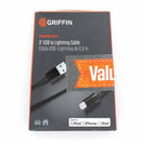 Griffin (GC36670) 3Ft Charge/Sync Cable for iPhones - Black