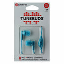 Griffin TUNEBUDS Stereo Handsfree Headset with Inline Control - Light Blue