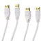 2x Belkin (HA154ZM/A) Extension Data Cables for USB Devices - White