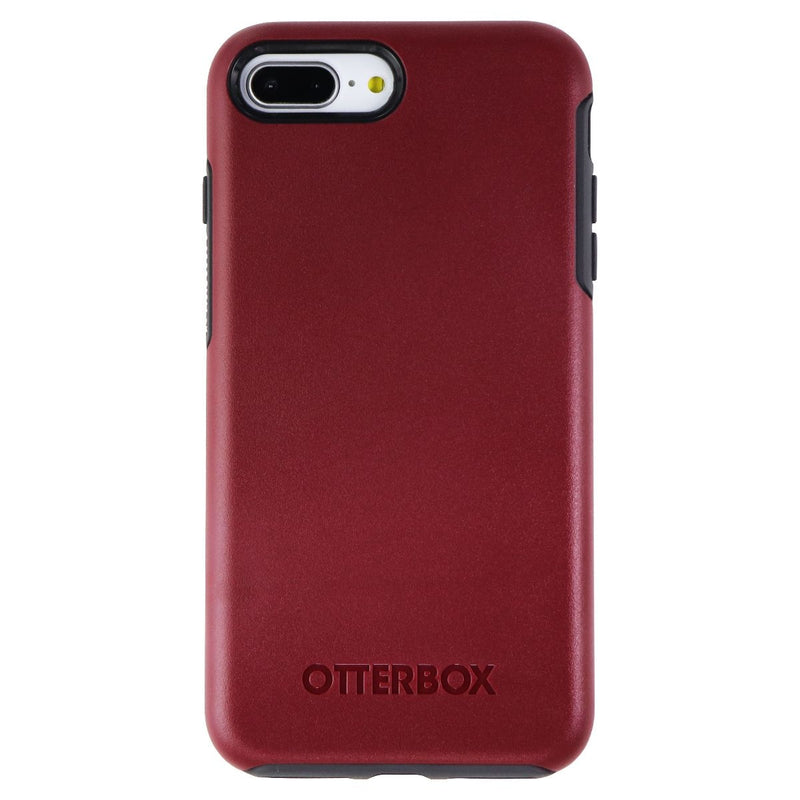 OtterBox Symmetry Case for iPhone 8 Plus/7 Plus - Fine Port (Red/Slate Gray)