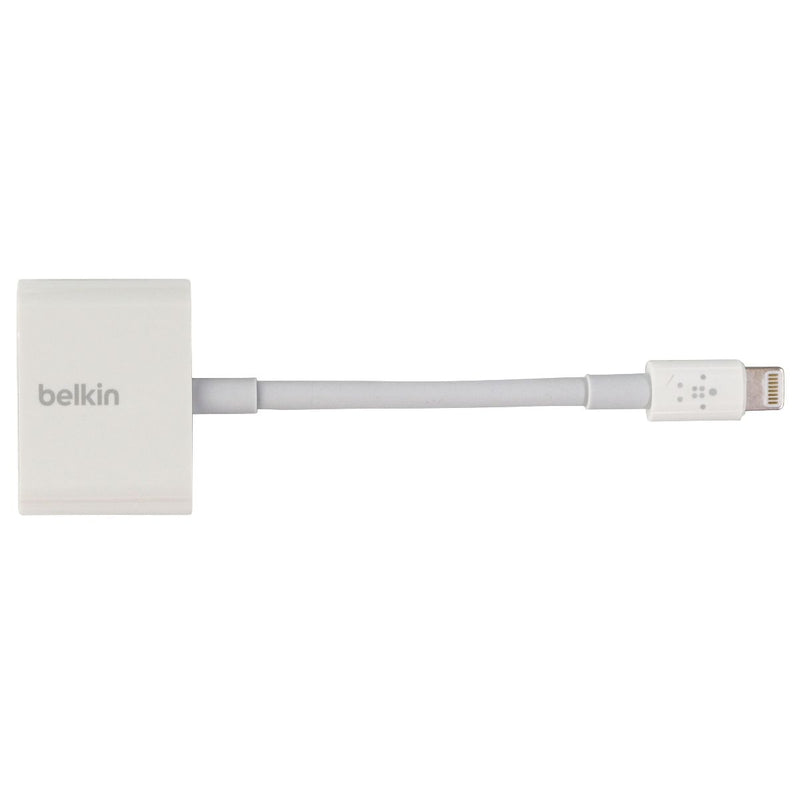 Belkin RockStar Series Audio and Charge Adapter for Apple iPhones (MFI) - White