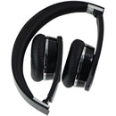 Nakamichi Bluetooth Wireless On-The Ear Headphones with Microphone - Black