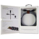 Native Union 8 Foot USB-C to USB-C Premium Braided Belt Cable - Gray/Black/White