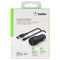 Belkin Dual USB Car Charger 24W + 8-Pin to USB Cable (3.3ft) - Black