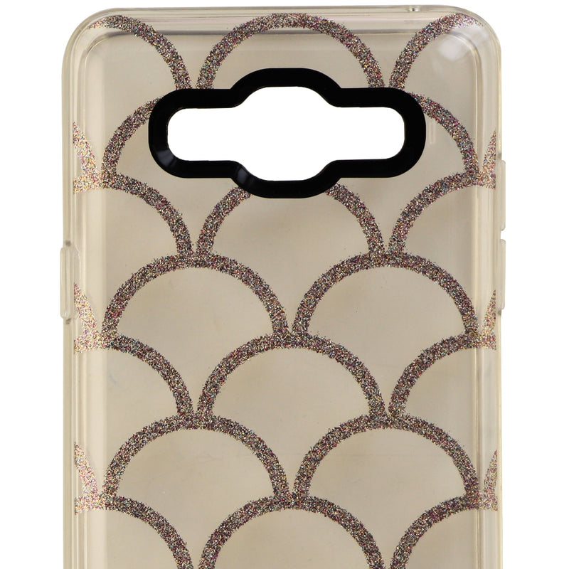 Incipio Design Series Hybrid Hard Case for Galaxy On5 - Clear/Multi Glitter