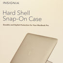 Insignia Hard Shell Snap-On Case for Apple MacBook Pro 13 inch with Retina Gray