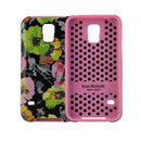 Isaac Mizrahi New York Series Protective Case Cover for Galaxy S5 - Black Flower