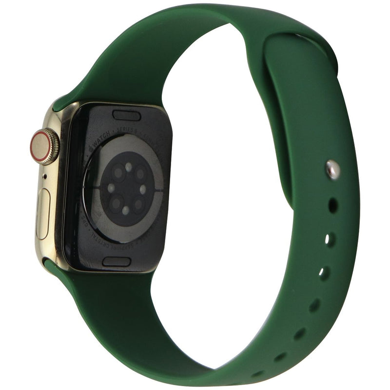 Apple Watch Series 6 (GPS + LTE) A2293 40mm Gold Stainless Steel/Green Sp Band
