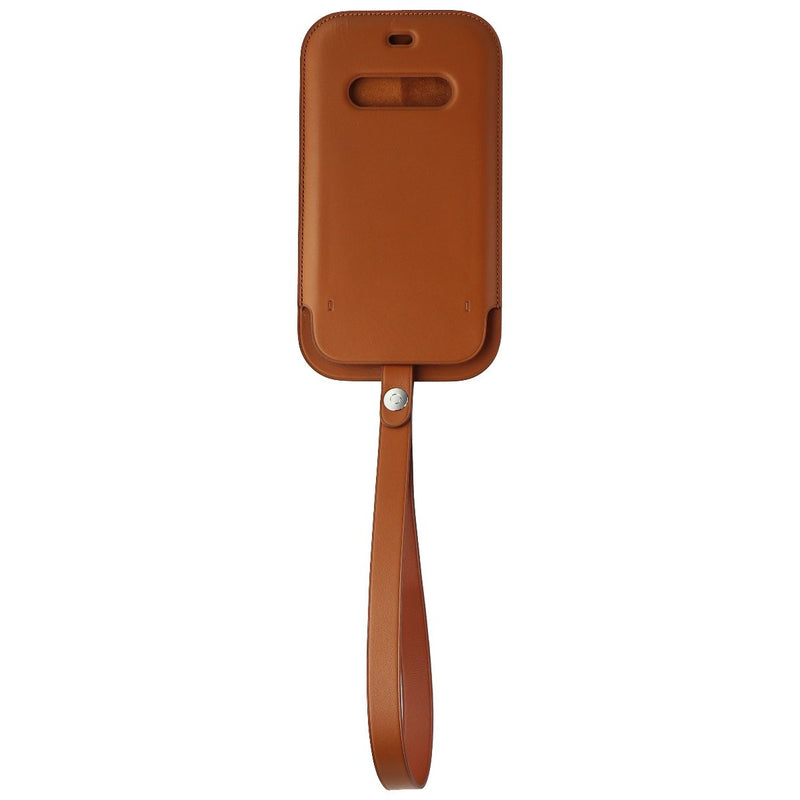 Apple Leather Sleeve for MagSafe for iPhone 12 and 12 Pro - Saddle Brown