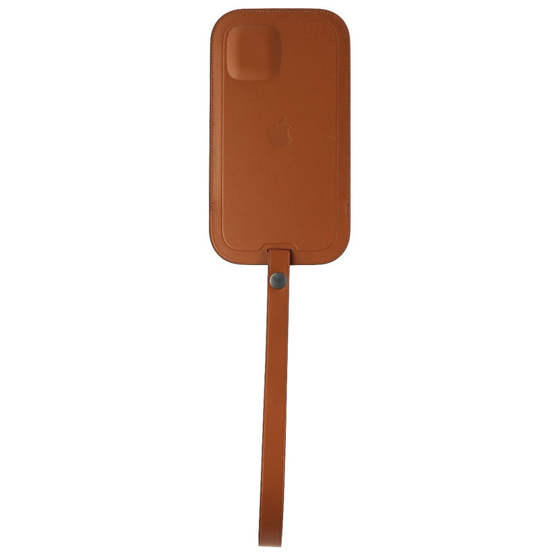 Apple Leather Sleeve for MagSafe for iPhone 12 and 12 Pro - Saddle Brown