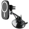 PureGear Qi-Certified Fast Wireless Car Charger with MagSafe for iPhones - Black