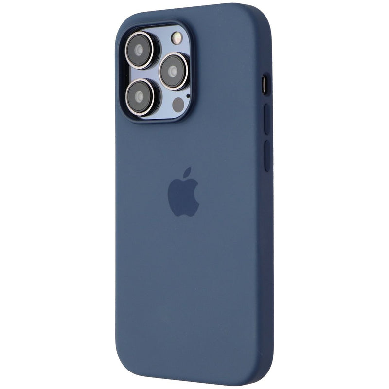 Apple Silicone Case for MagSafe for iPhone 14 Pro Smartphones - Storm Blue