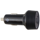 ZEEHOO (5.4A/45W) USB-C & USB Car Charging Adapter - Black (Z0619)