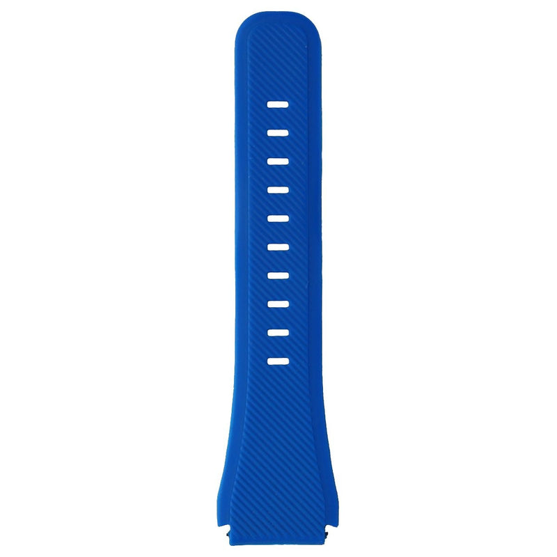 22mm Silicone Adjusting Band Strap for Gear S3 Frontier - Blue / Strap Only Side