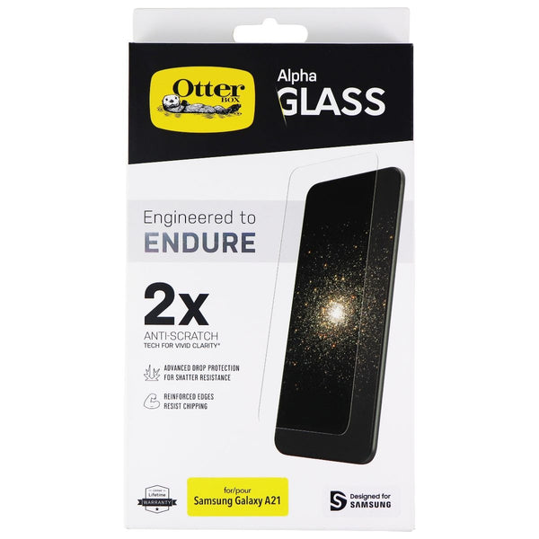 OtterBox Alpha Glass Series Tempered Glass for Samsung Galaxy A21 - Clear