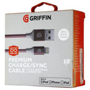 Griffin (10-Foot) Extra-Long Premium Braided USB Cable for iPhones - Rose Gold