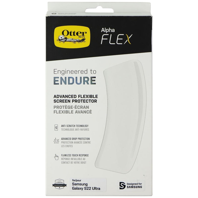 OtterBox Alpha Flex Endure Series Screen Protector for Galaxy S22 Ultra - Clear