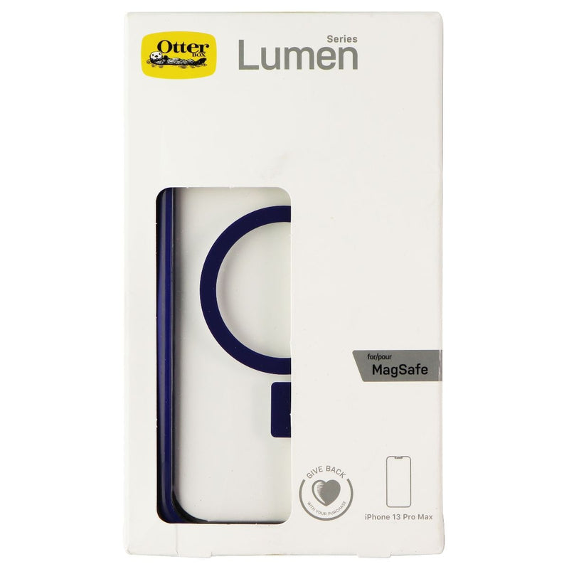 OtterBox Lumen Case for Apple iPhone 13 Pro Max - Challenger (Clear/Dark Blue)