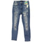 AEROPOSTALE Premium Seriously Stretchy Super High Rise Jeggings - Blue(Size: 8S)
