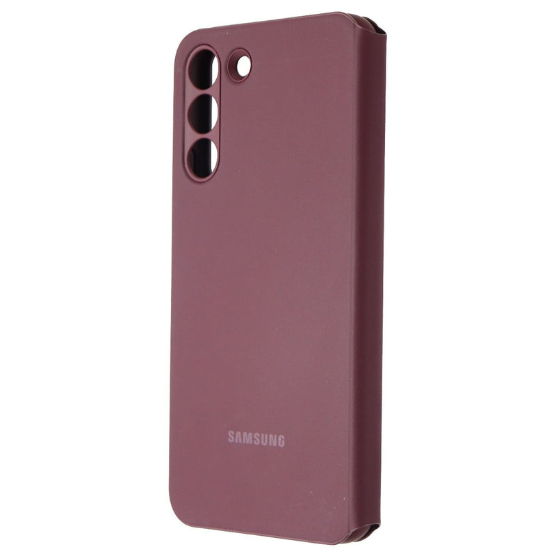 Samsung S-View Flip Cover Series Case for Samsung Galaxy (S22+) - Burgundy