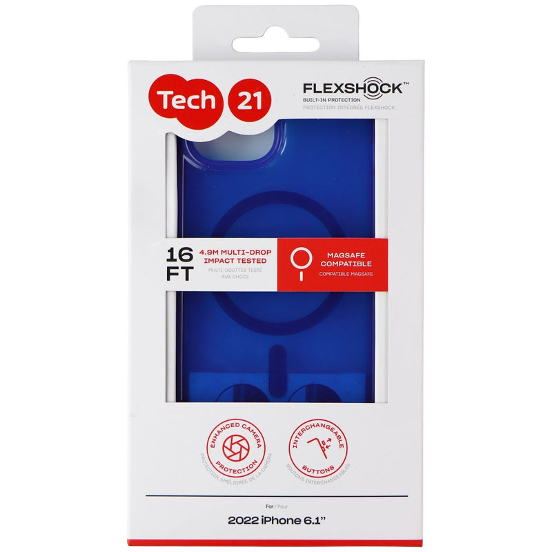 Tech21 EvoCheck Series Gel Case for MagSafe for Apple iPhone 14 - Blue