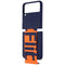 Samsung Silicone Cover with Strap for Galaxy Z Flip3 5G - Navy / Orange