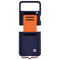 Samsung Silicone Cover with Strap for Galaxy Z Flip3 5G - Navy / Orange