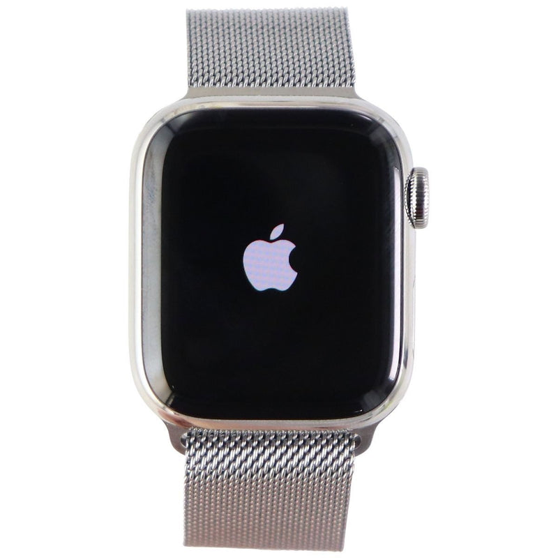 Apple Watch Series 7 (A2475) GPS + Cellular 41mm Silver Stainless Steel/Mil Loop