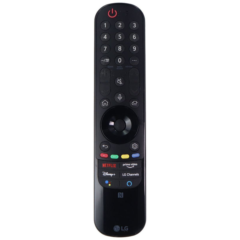 LG Remote Control (MR21GC) with Netflix/Prime/Disney/LG Keys - Black