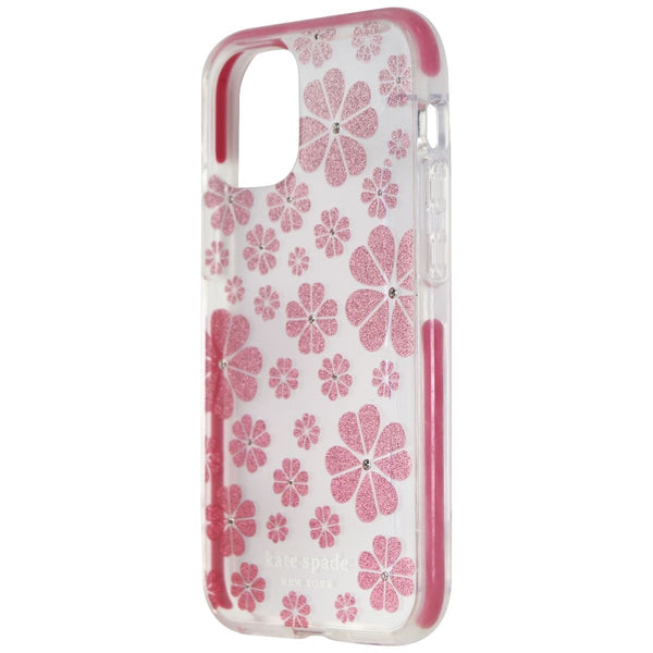 Kate Spade Hardshell Case for Apple iPhone 12 Mini - Floral Glitter Ombre/Clear