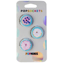 PopSockets PopMini Grips for Phones & Tablets (3 Pack) - Glazed and Confused