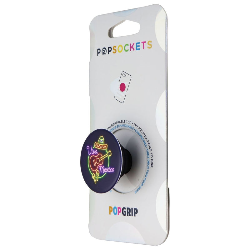 PopSockets PopGrip Stand and Grip with Swappable Top - Viva Neon