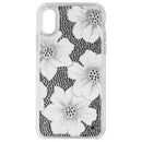 Kate Spade Clear Crystal Case for Apple iPhone Xs/X - Hollyhock Cream