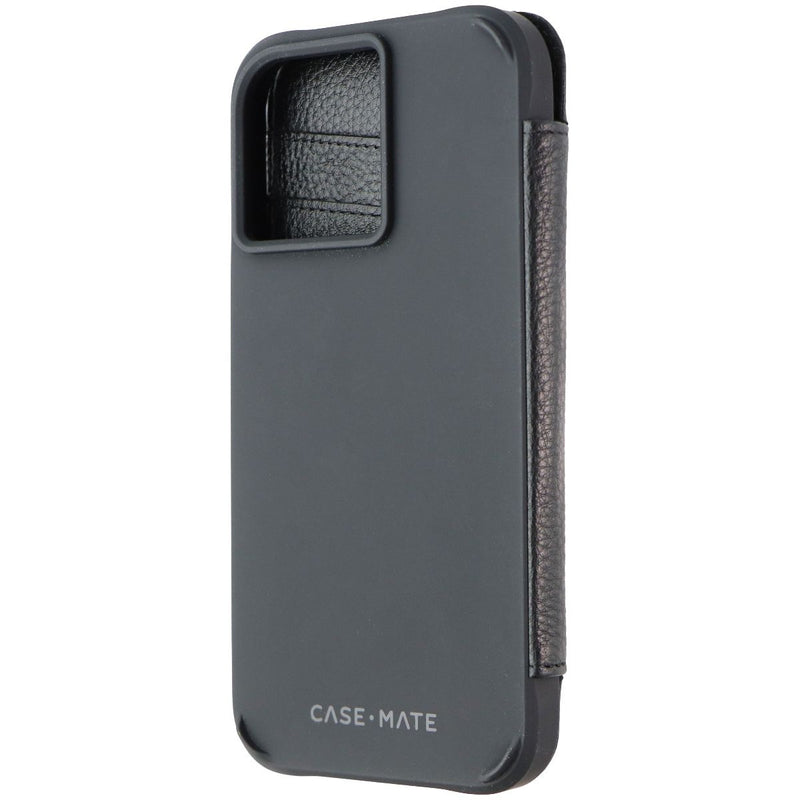 Case-Mate Wallet Folio Leather Case for MagSafe for iPhone 14 Pro Max - Black