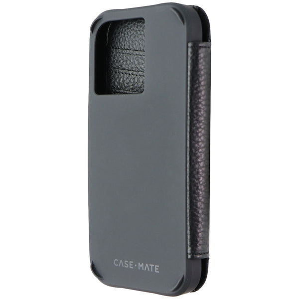 Case-Mate Wallet Folio Leather Case for MagSafe for iPhone 14 Pro - Black