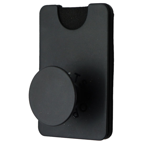 PopSockets PopWallet+ for MagSafe with Integrated Swappable PopTop - Black