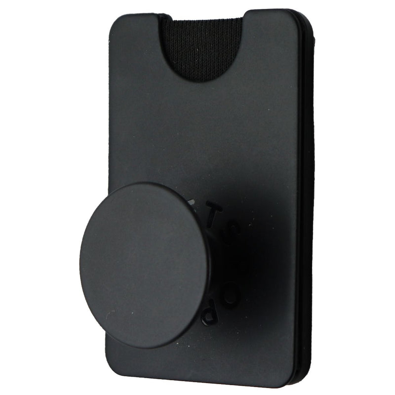 PopSockets PopWallet+ for MagSafe with Integrated Swappable PopTop - Black