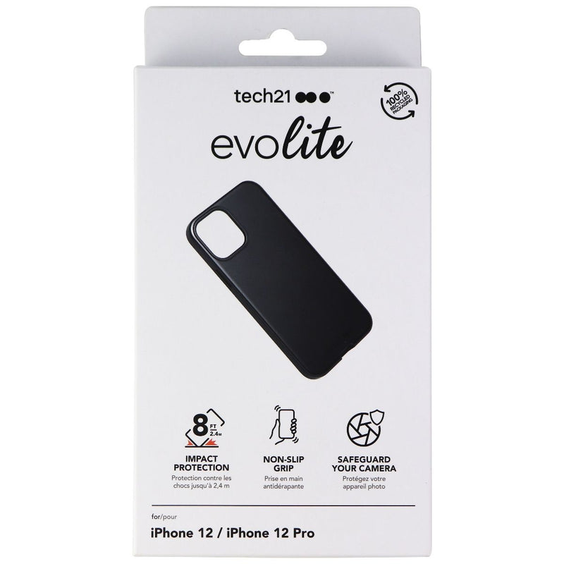 Tech21 Evo Lite Series Case for Apple iPhone 12 / iPhone 12 Pro - Black
