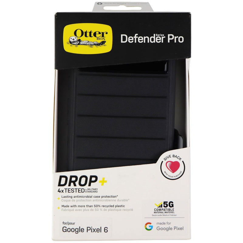 OtterBox Defender PRO Case and Holster for Google Pixel 6 Smartphone - Black