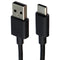 Universal (3.3-Ft) 1m Braided USB to USB-C Charge/Sync Cable - Black