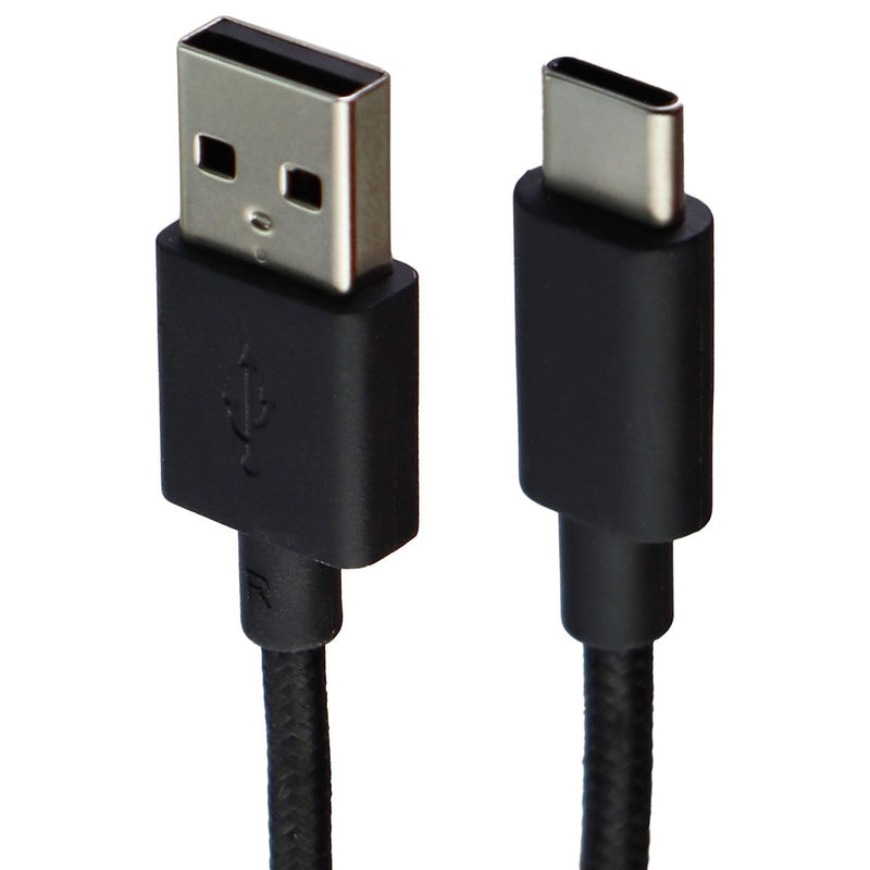 Universal (3.3-Ft) 1m Braided USB to USB-C Charge/Sync Cable - Black