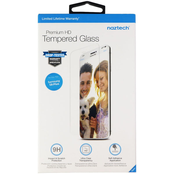 Naztech Premium HD Tempered Glass Screen Protector for Samsung (S9+) - Clear