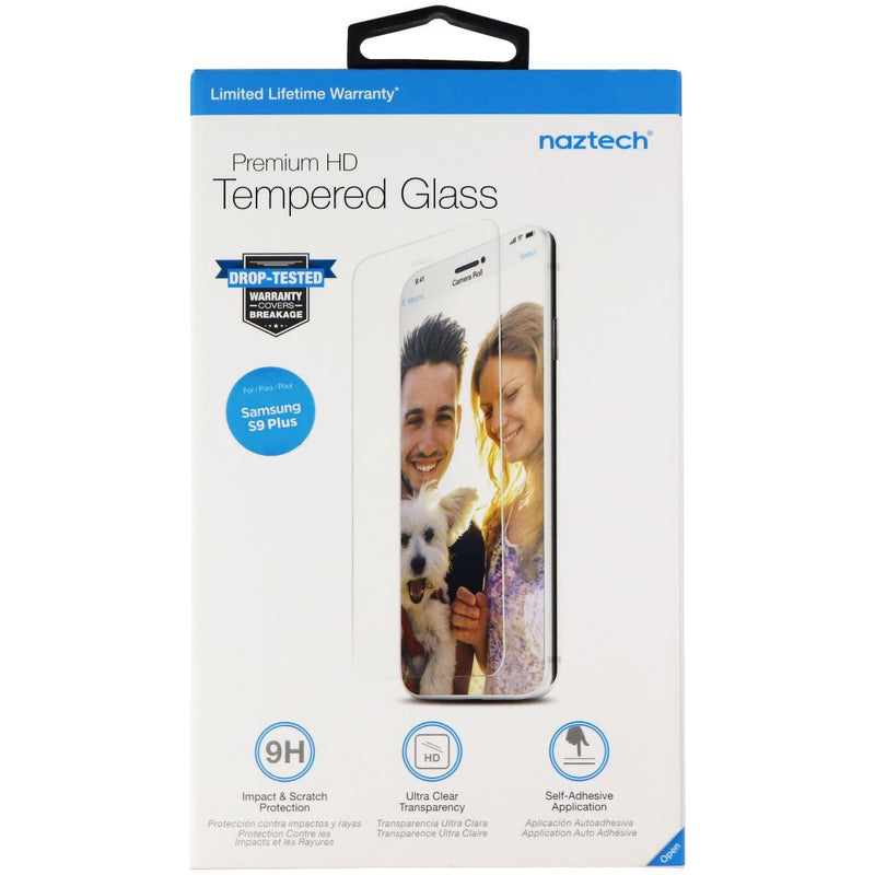 Naztech Premium HD Tempered Glass Screen Protector for Samsung (S9+) - Clear