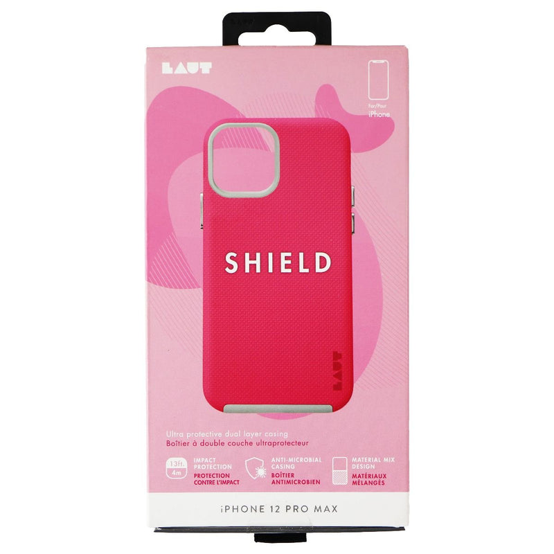 LAUT Shield Series Dual Layer Case for Apple iPhone 12 Pro Max - Pink/Gray