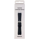 Samsung Hybrid Leather Band for Galaxy Watch4 & Later (20mm) M/L - Black
