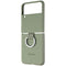 Samsung Silicone Protective Cover with Ring for Galaxy Z Flip3 5G - Olive Green