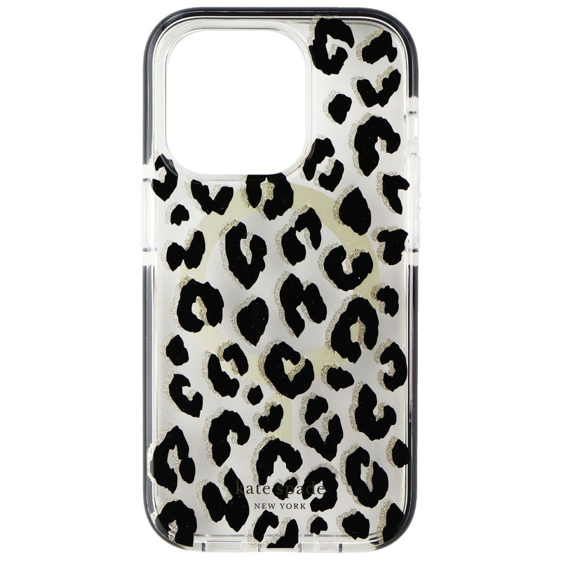 Kate Spade Defensive Hardshell Case for MagSafe for iPhone 14 Pro - City Leopard