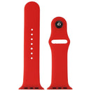 Silicone Watch Band for Apple Watch 42/44/45mm Cases - Red - Small