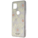 Kate Spade Hardshell Case for Motorola One 5G ACE - Hollyhock/Clear