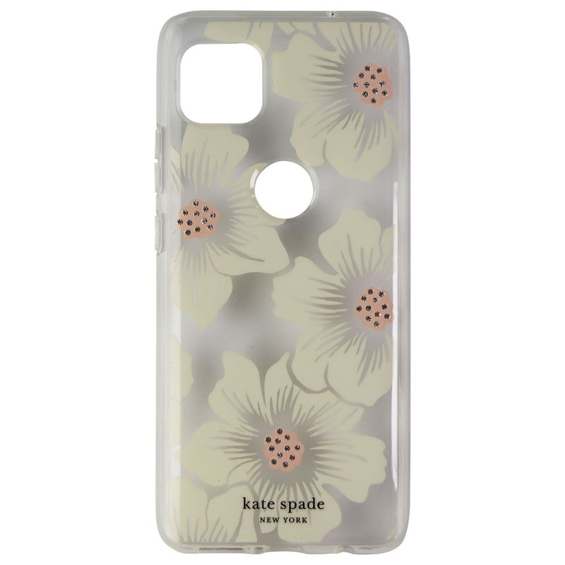 Kate Spade Hardshell Case for Motorola One 5G ACE - Hollyhock/Clear